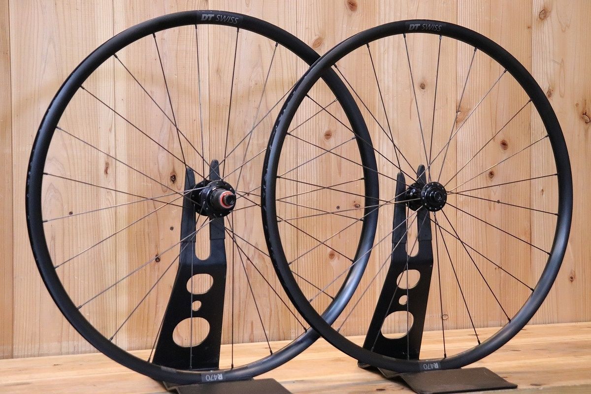 DT SWISS R470 DB アルミ チューブレスレディ ホイールセット スラム
