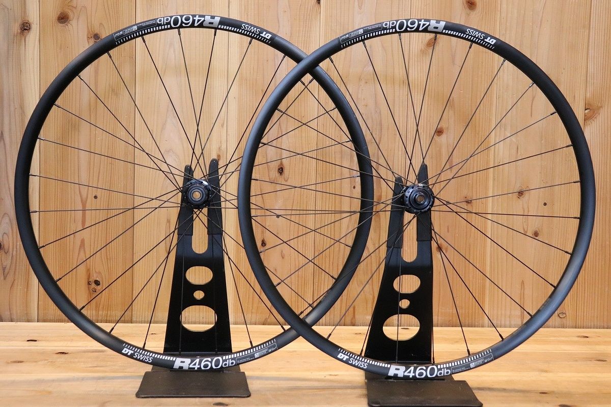 DT SWISS R 460 DB アルミ チューブレスレディ ホイールセット シマノ 11 S 12