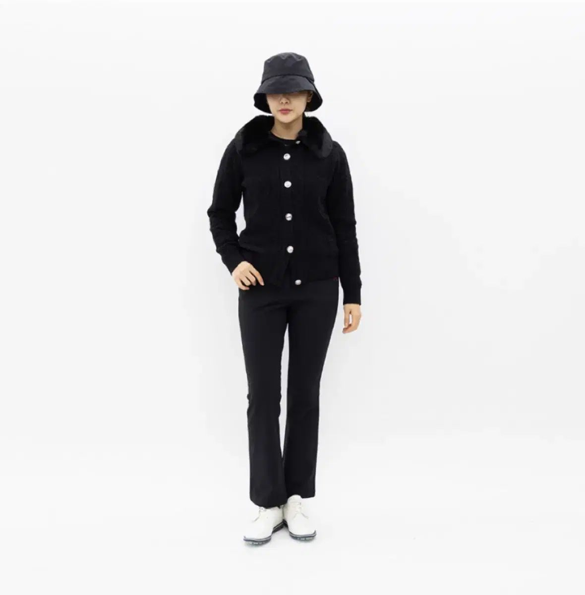 レディースゴルフウェア 防風ニットジャケット