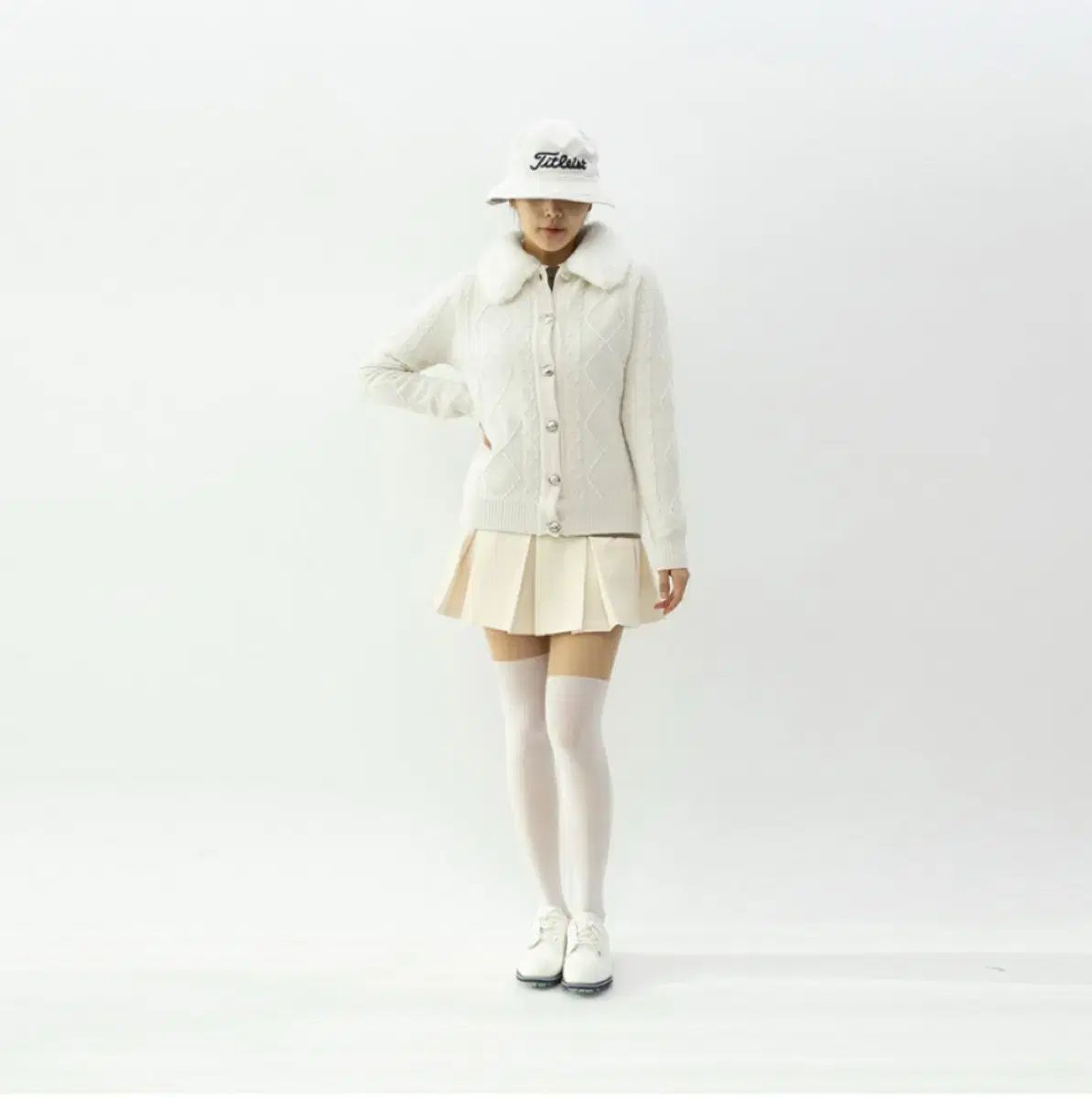 レディースゴルフウェア 防風ニットジャケット