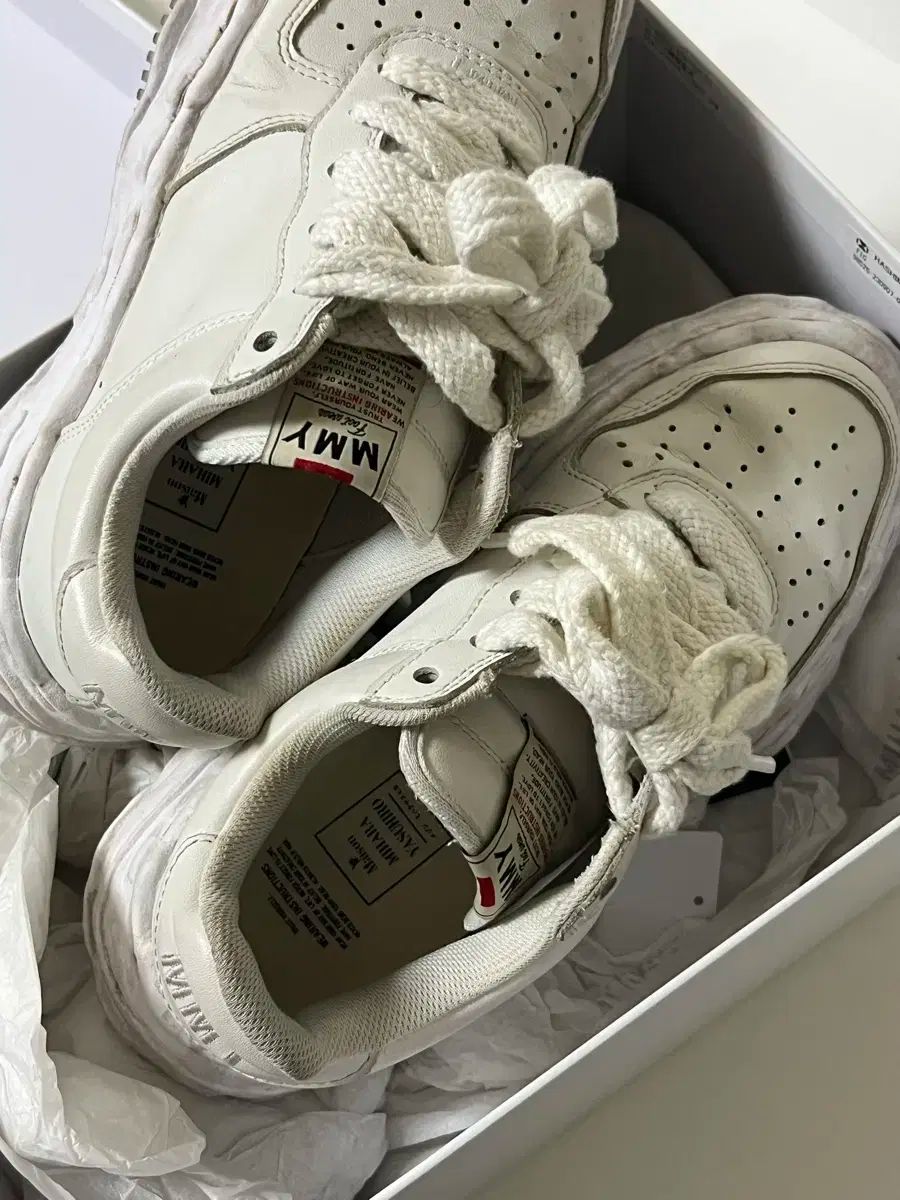 Maison MIHARA YASUHIRO メゾンミハラヤスヒロ ウェイン 白 39 250