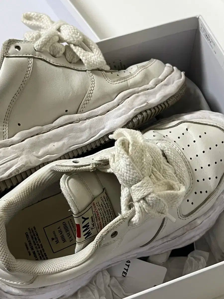 Maison MIHARA YASUHIRO メゾンミハラヤスヒロ ウェイン 白 39 250