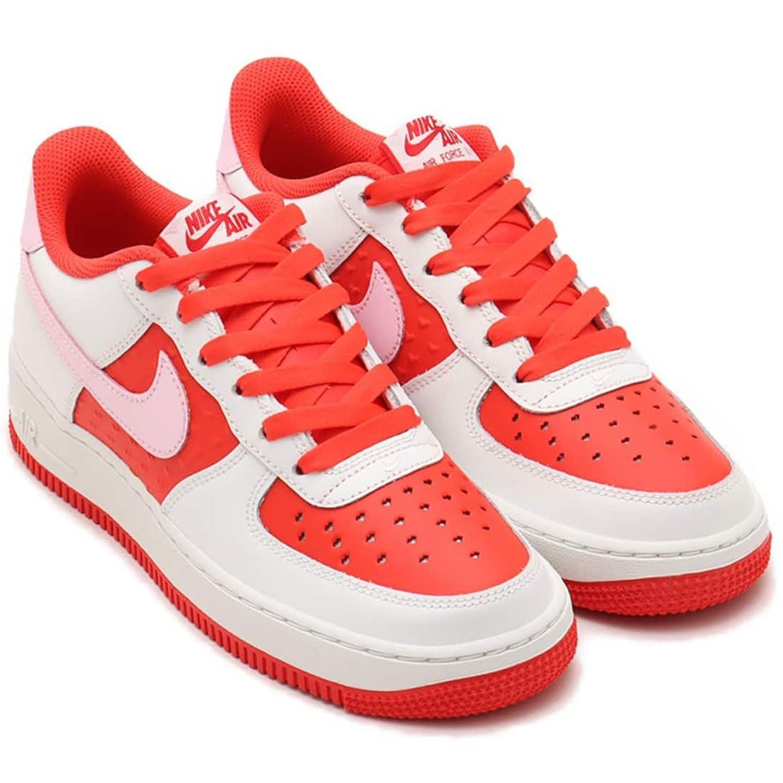 ナイキ エア フォース 1 BG J AIR FORCE サミットホワイト ライトクリムゾン ファイヤーレッド ピンクフォーム HV 5165 121 24 5 cm
