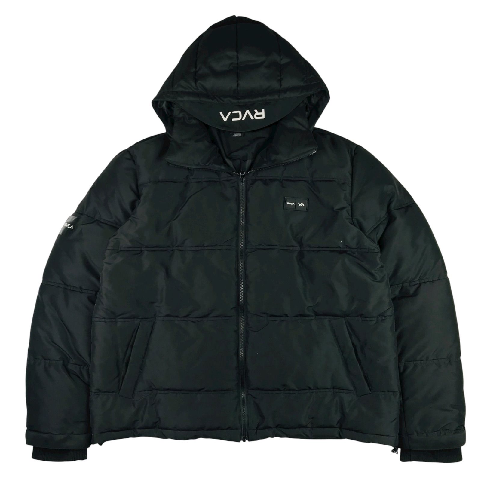 美品☆RVCA・ルーカ メンズ ラバーブランドロゴワッペン ロゴデザイン 