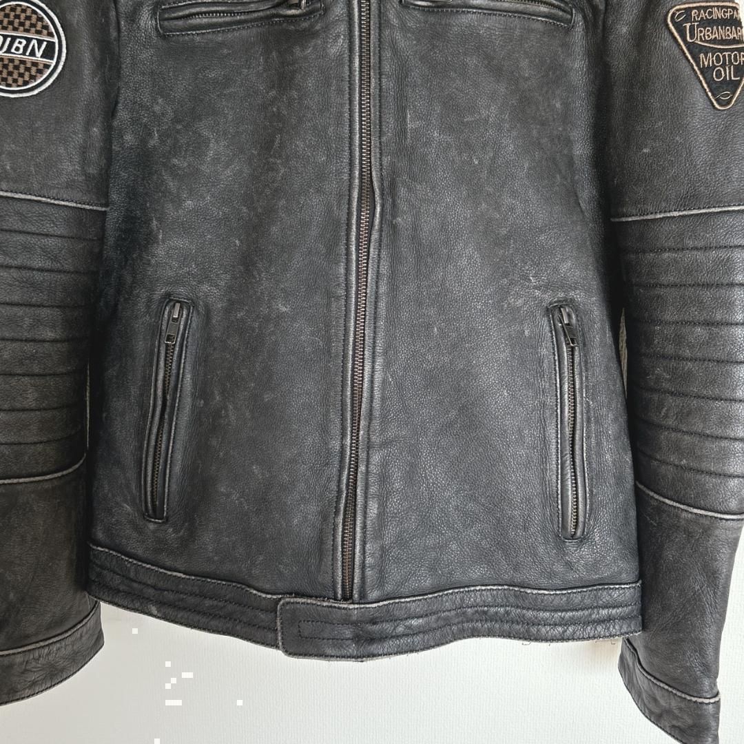 URBANBARON ライダースレザージャケット 楽天市場】【未使用品】URBAN