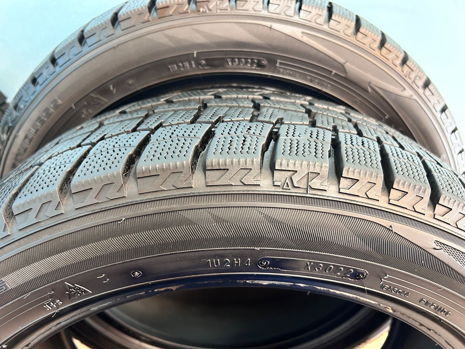  バリ溝 205 50 R 17 スタッドレスタイヤ DUNLOP WINTER MAXX WM 02 17インチ 4本セット NO 15 y 17インチ スタッドレス