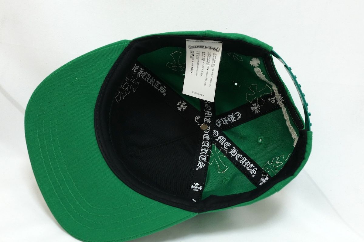 CHROME HEARTS クロムハーツ HAT 5 PANEL CAP BSBL セメタリー クロス