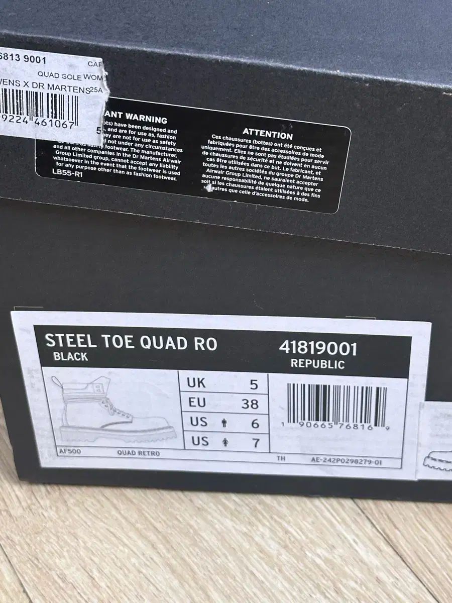 240 RICK OWENS リックオウエンス DR. MARTENS ドクターマーチン クアッド