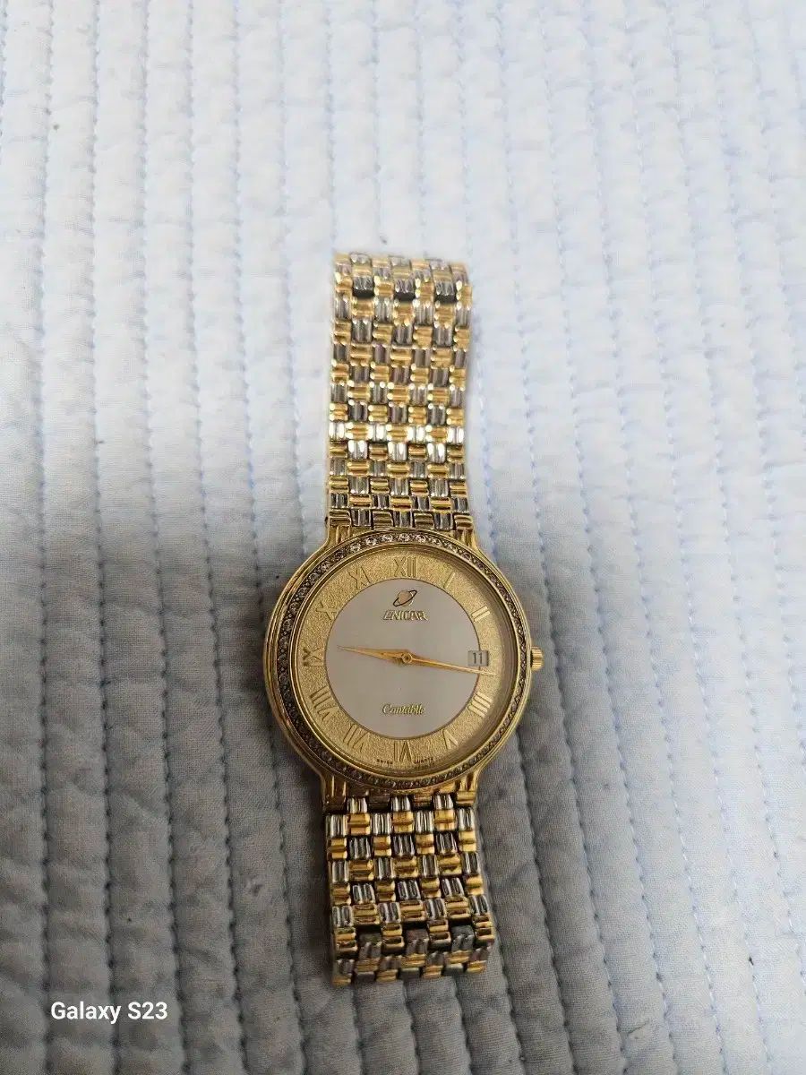 Enicar Canabile ゴールド コンビ 時計