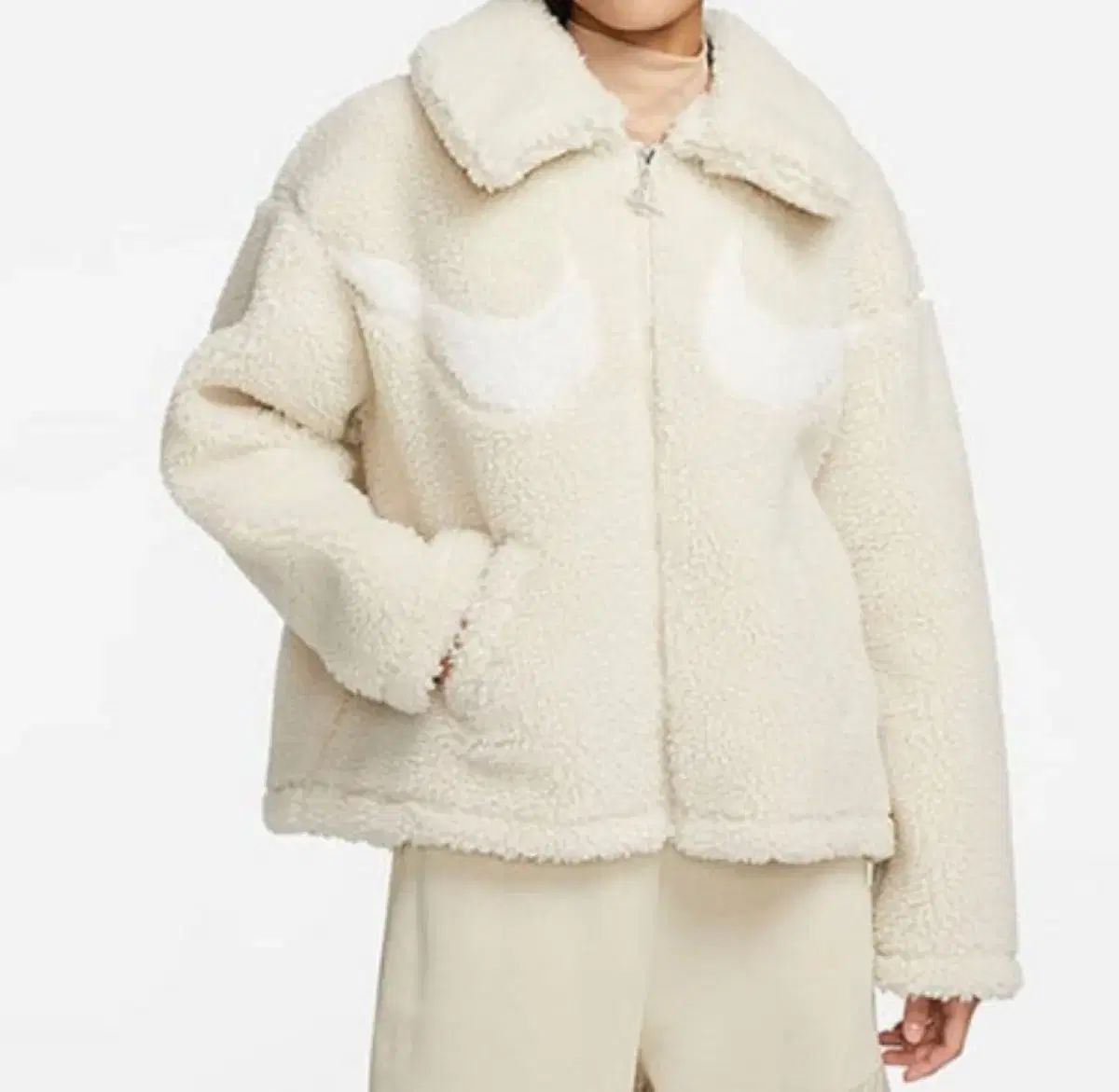 ナイキ ダブル スウッシュ シープスキン ジャケット XL