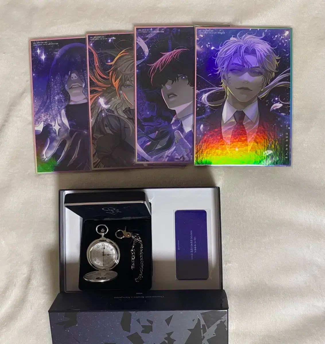 全知的な読者の視点から アートブック エディション アート ボード 懐中時計 名セリフ カード グッズ