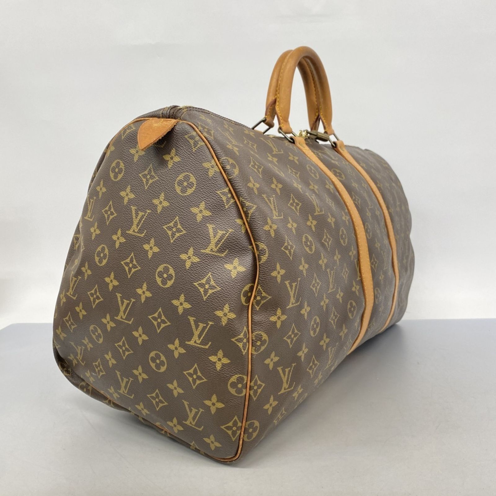 ルイ ヴィトン Louis Vuitton ルイ ヴィトン ボストンバッグ モノグラム キーポル55 M41424 ブラウンメンズ レディース P1655509