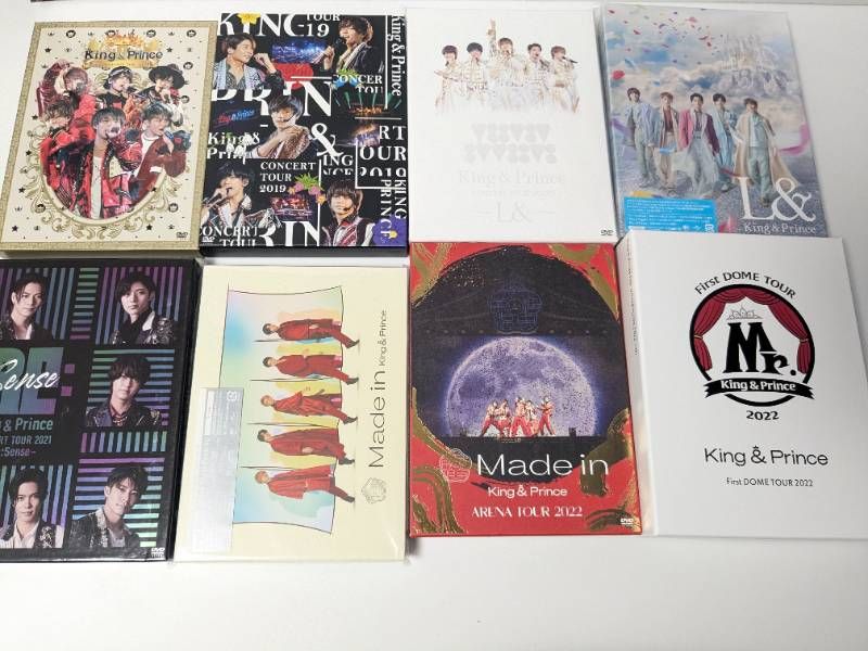King&Prince DVD,アルバム 8点セット まとめ売り 2018~2022 - メルカリ