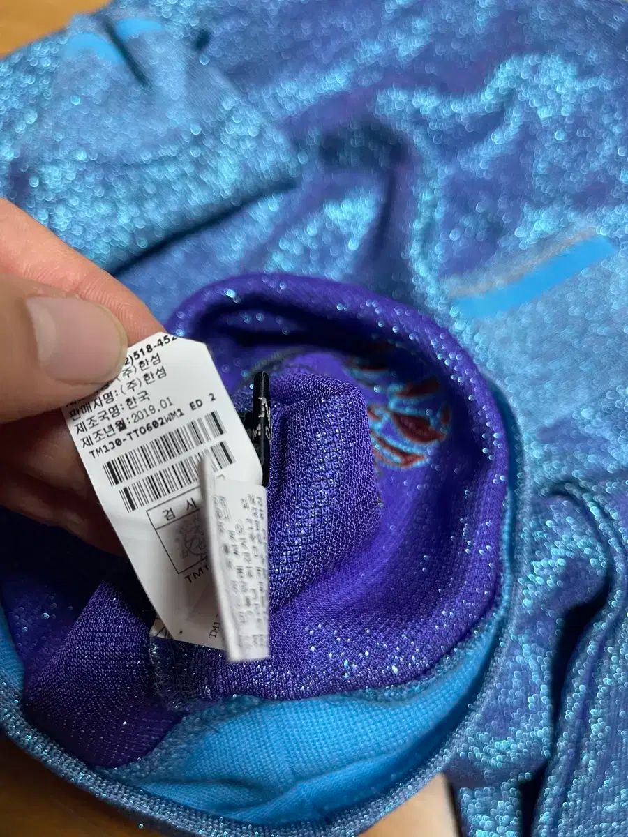  タイム ブルー パルサート プリンティング スウェット トレーナー スウェット トップス