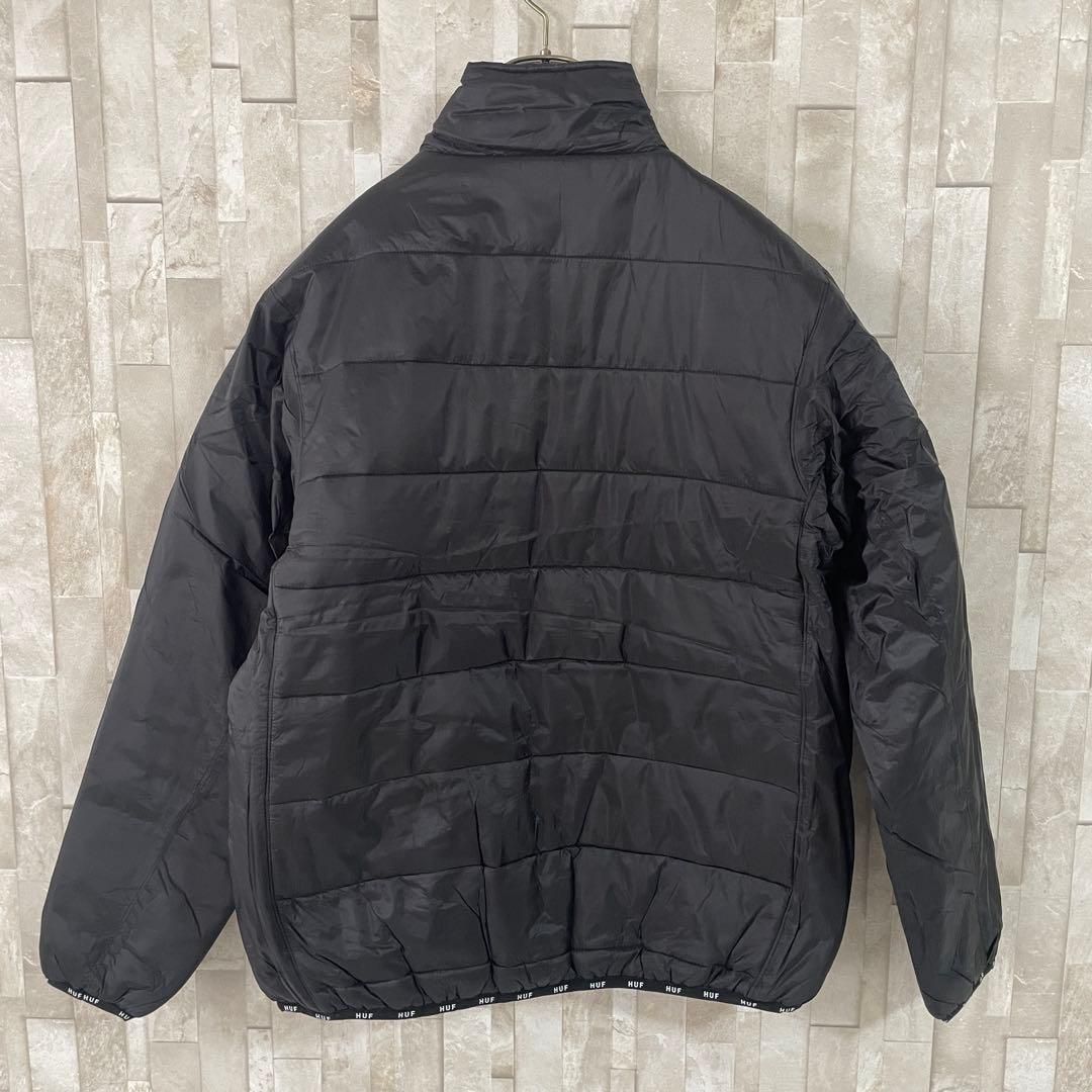 新品未使用タグ付】HUF ジョージパフィージャケット Mサイズ ブラック  