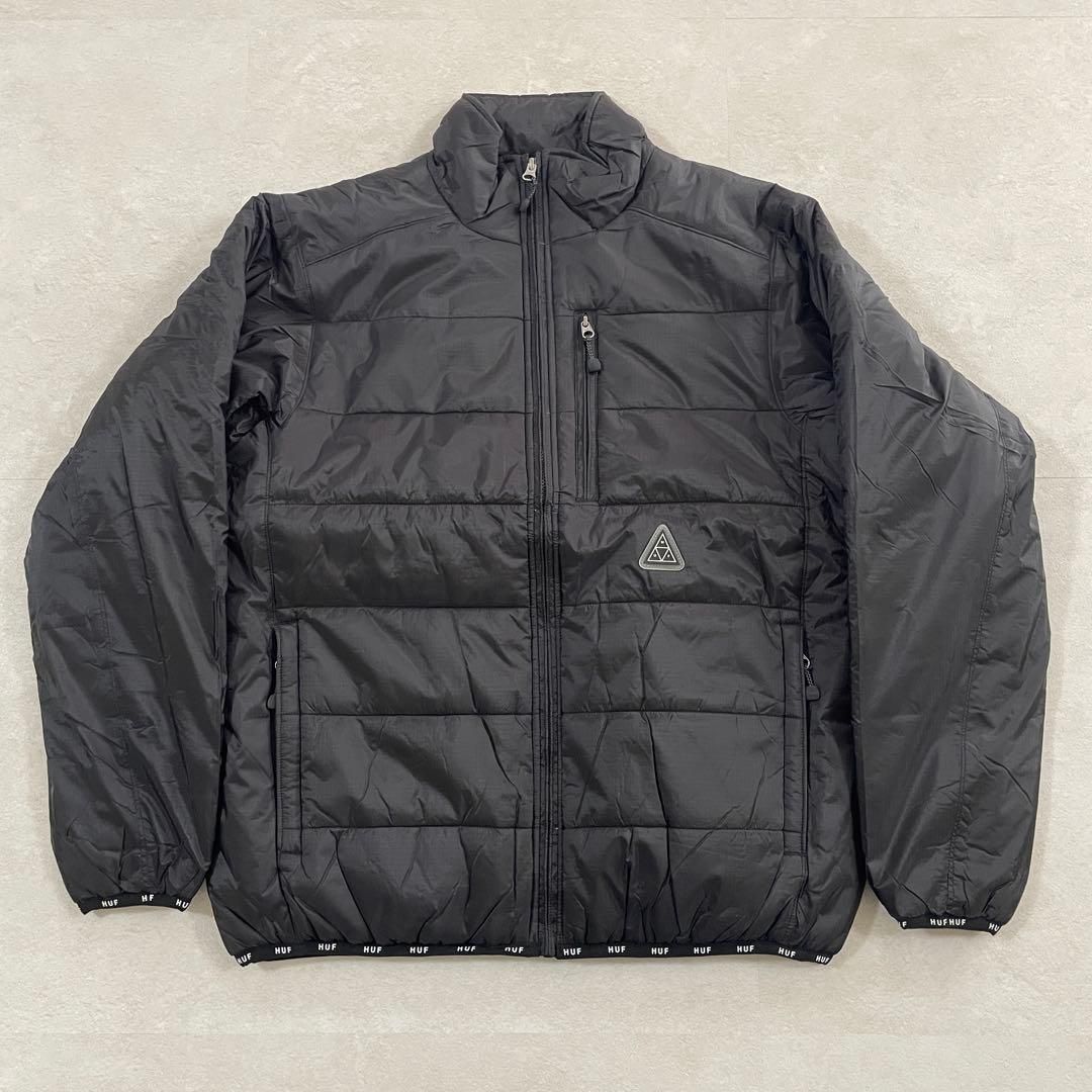 新品未使用タグ付】HUF ジョージパフィージャケット Mサイズ ブラック  