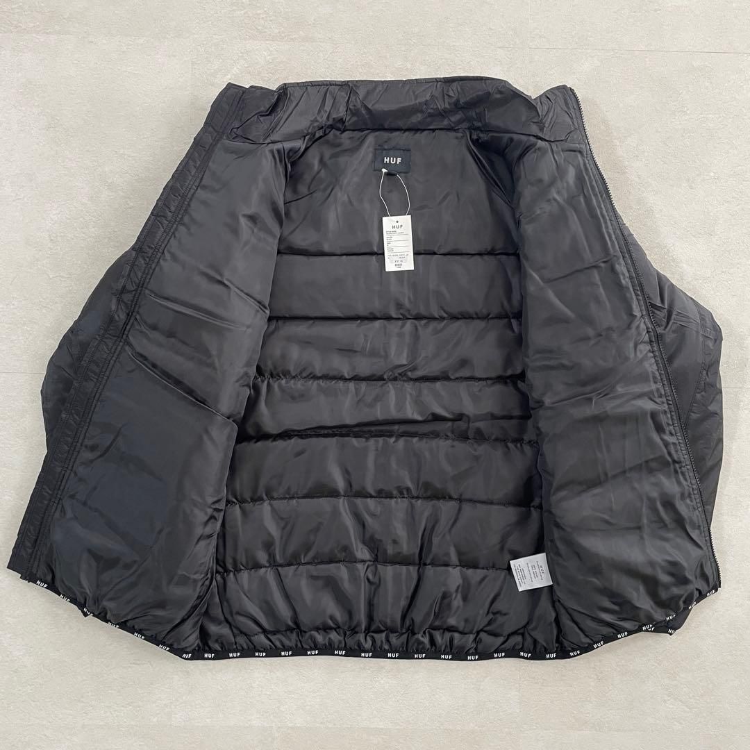 新品未使用タグ付】HUF ジョージパフィージャケット Mサイズ ブラック  