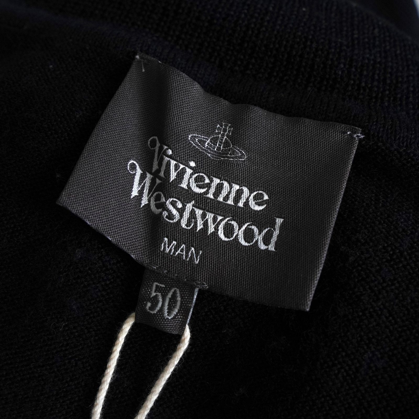 ヴィヴィアン ウエストウッド オーブ タートルネック ニット ブラック