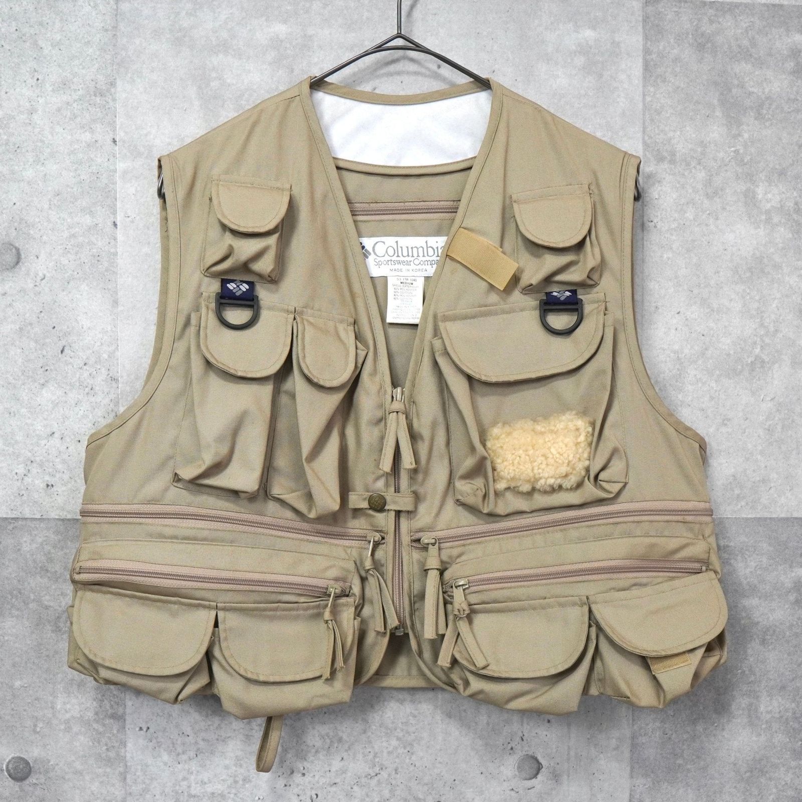 ※古着 90s Columbia メッシュフィッシングベスト ベージュ Ｍサイズ コロンビア 1990's ヴィンテージ フィッシング ベスト ベージュ - メルカリ