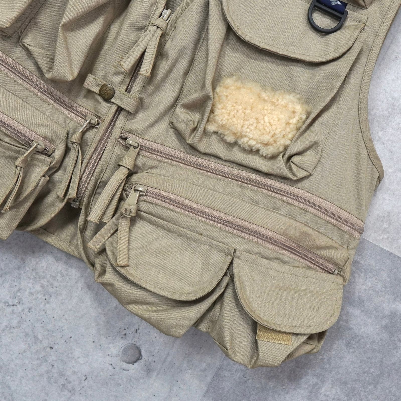 コロンビア 1990's ヴィンテージ フィッシング ベスト ベージュ - メルカリ