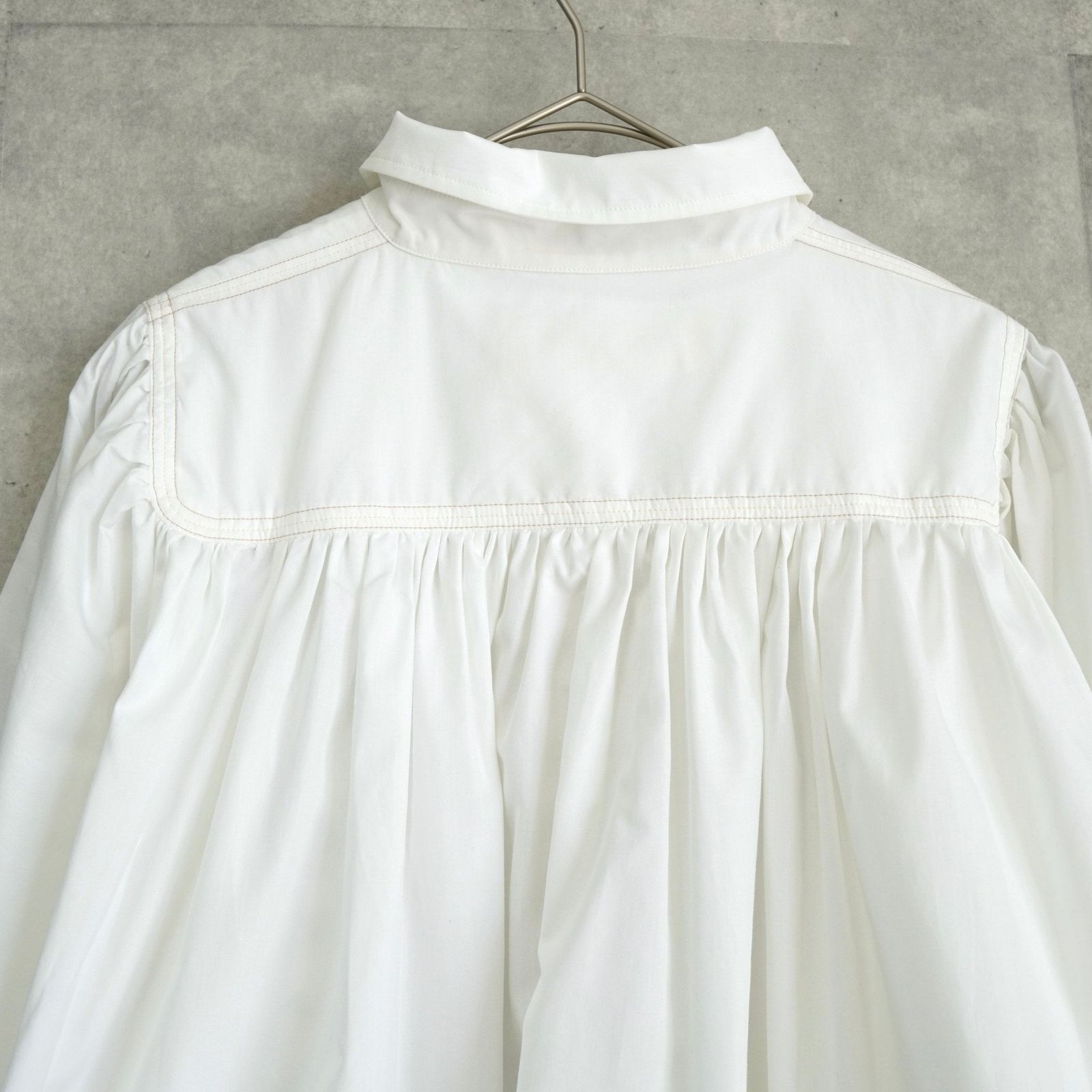 f*y様 H823 新品未使用 S マルニ 長袖 シャツ ホワイト レディース H823 新品未使用 S マルニ 長袖 シャツ ホワイト レディース