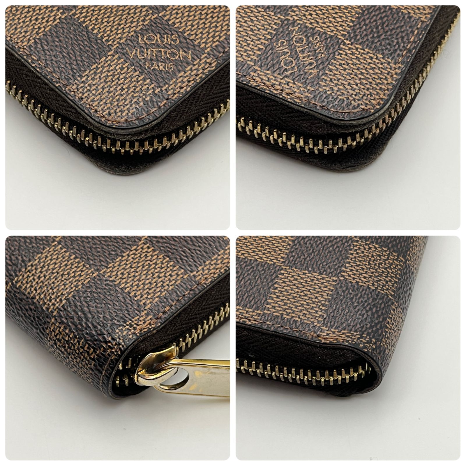 LOUIS VUITTON ルイ・ヴィトン 長財布 ダミエ ジッピーウォレット