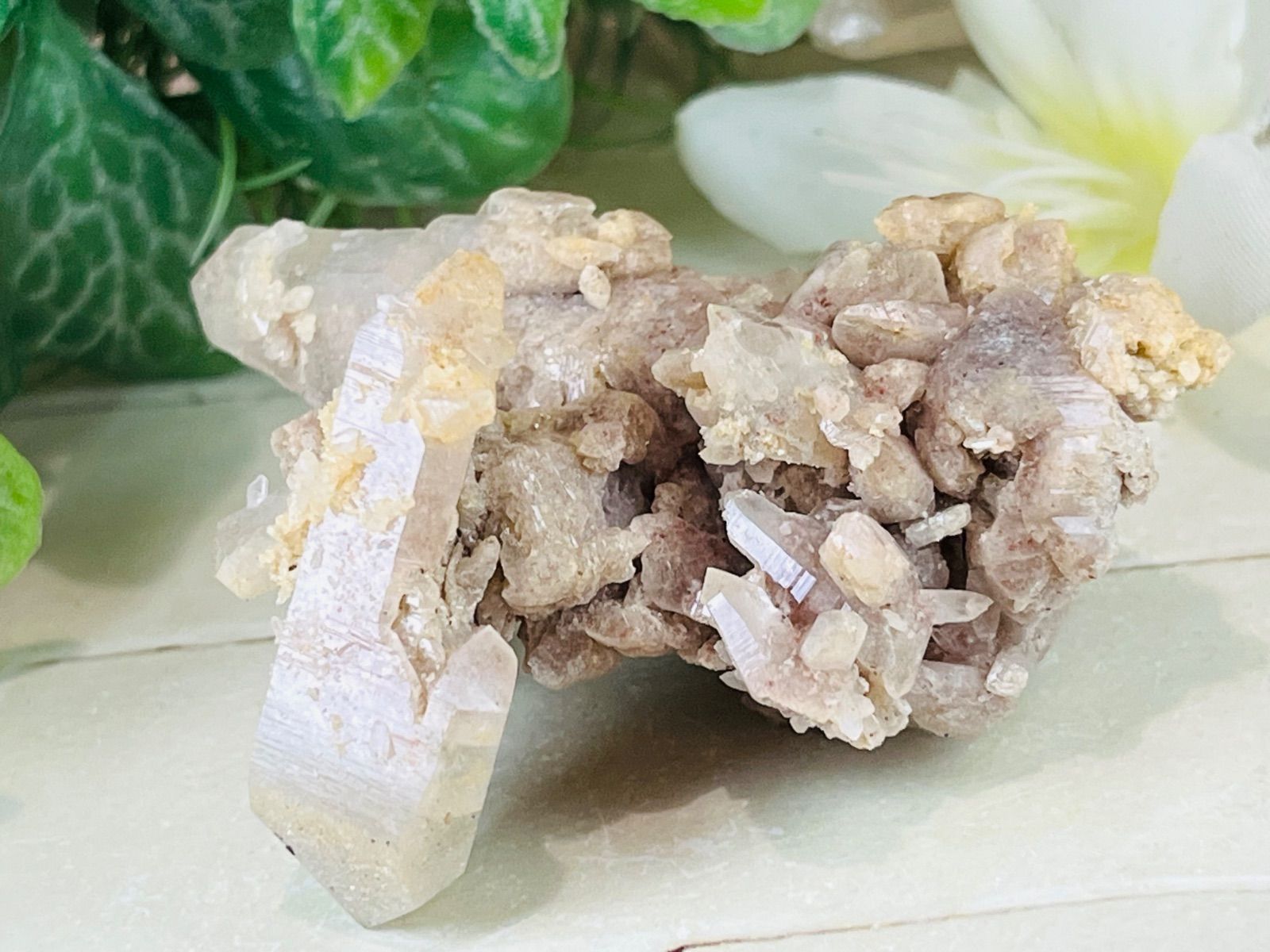 ヒマラヤマニカラン産 ゴールデンヒーラー マスタークリスタル 水晶 クラスター