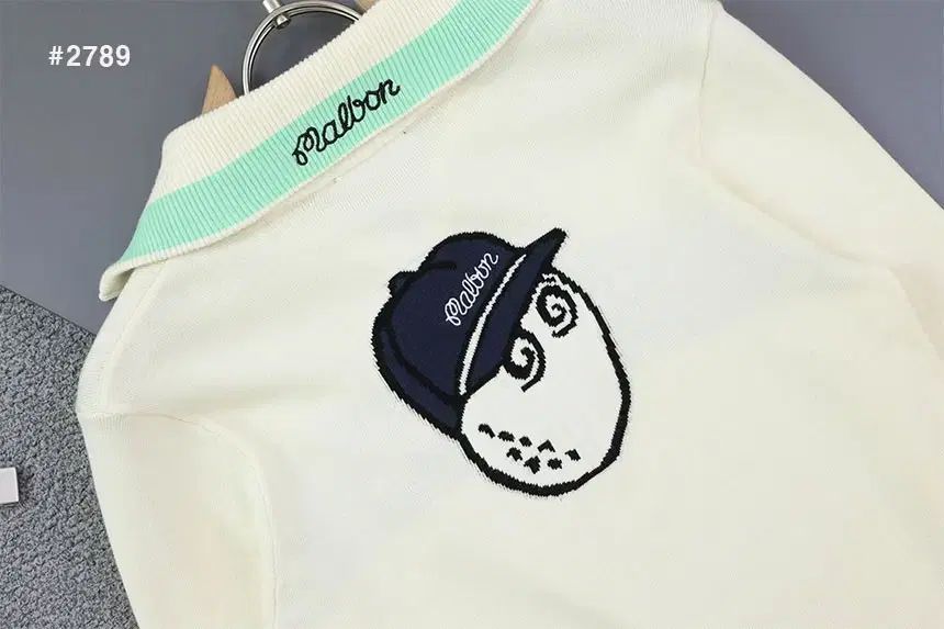 ハーフジップアップ セーター