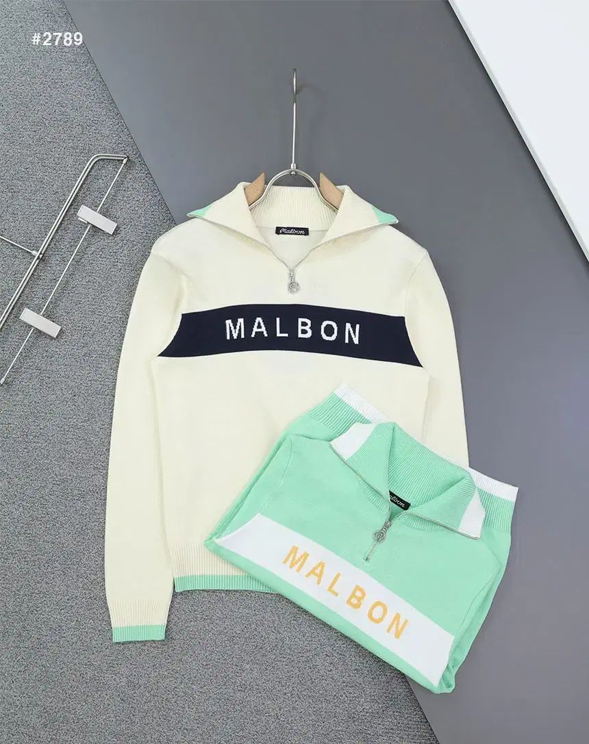 レディースゴルフウェア イニシャル バイ ハーフジップアップ セーター