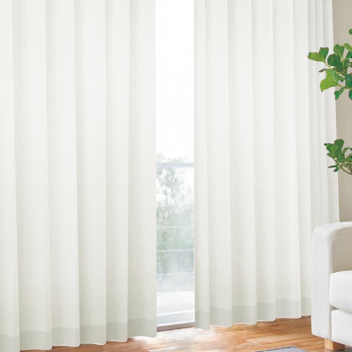 サイズ 100 213 cm 組 色 ホワイト 二枚仕立て 昼夜目隠し UVカット率 99 3 保冷 Aフック 遮熱 断熱 二重レースカーテン 節電対策に 困った時はこれ一枚 カーテンくれない