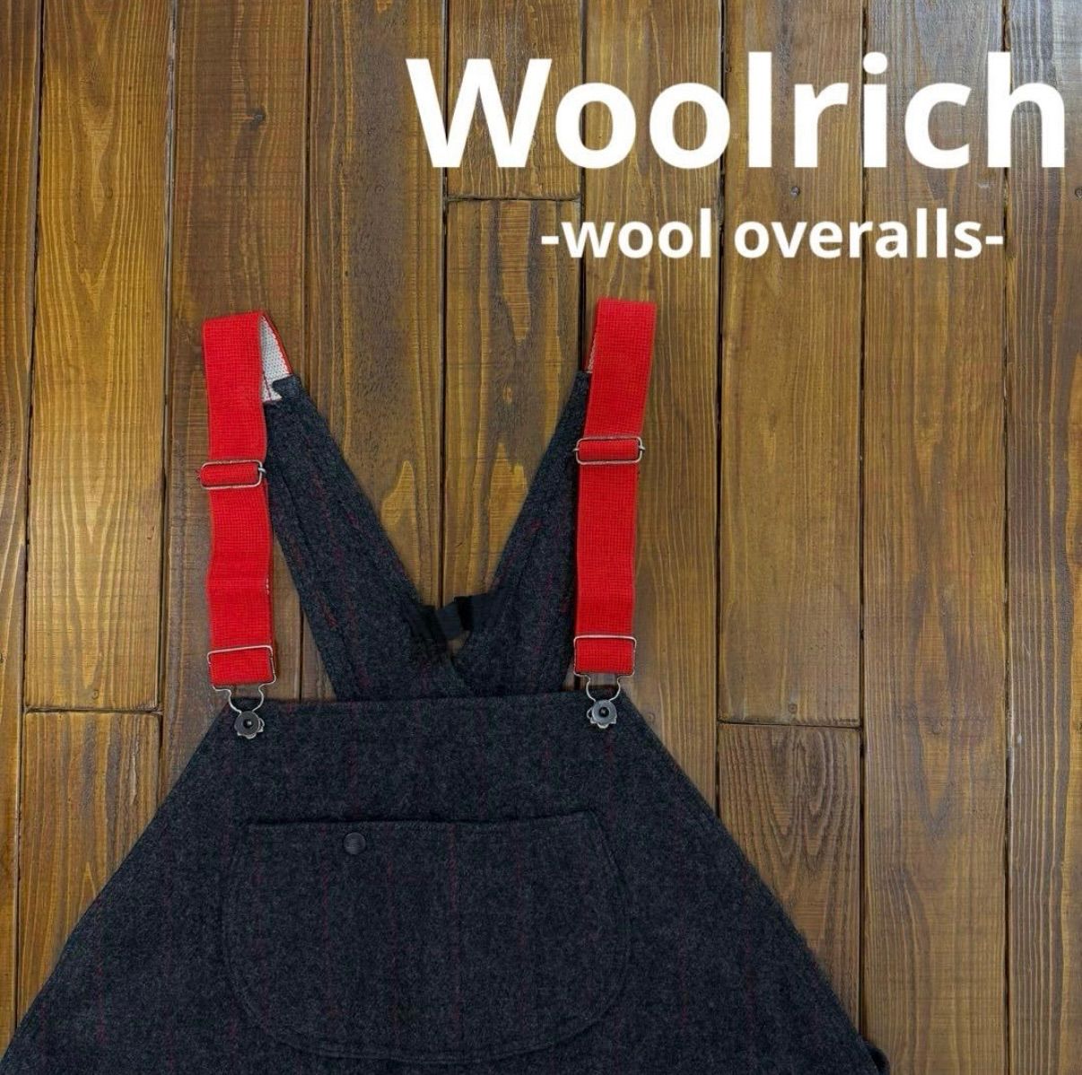 ‼︎ Woolrich ウールリッチ ウールオーバーオール XL