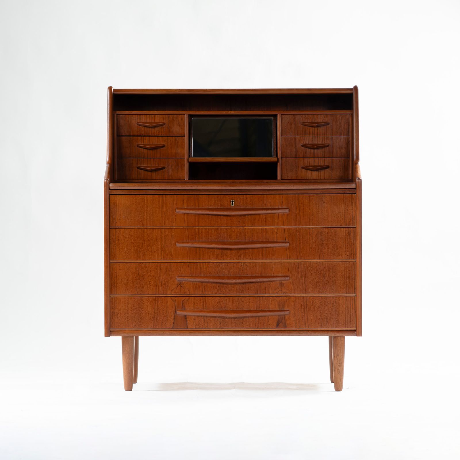 北欧ヴィンテージ ライティングビューロー チーク材 1960s デンマーク