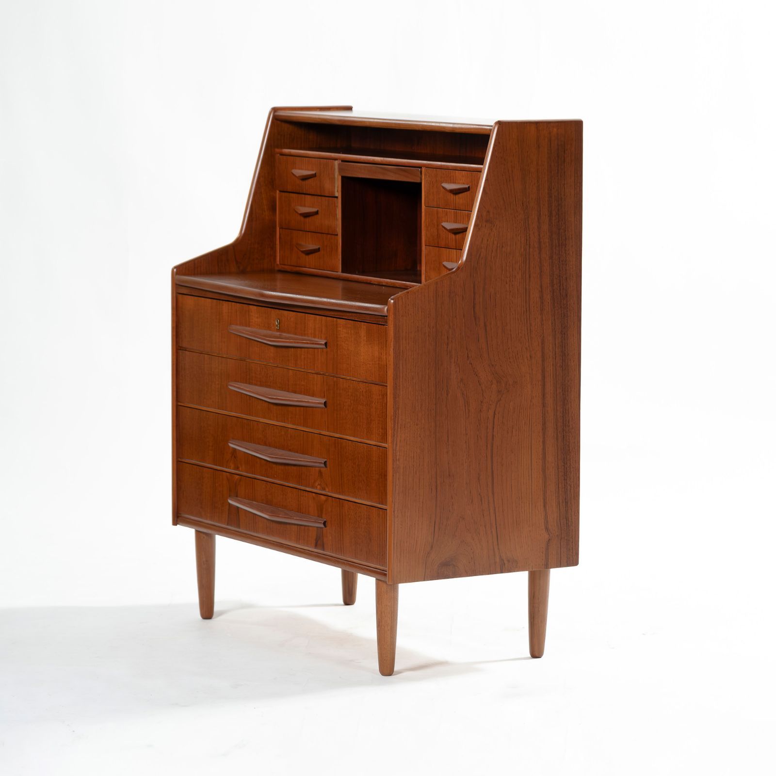 北欧ヴィンテージ ライティングビューロー チーク材 1960s デンマーク