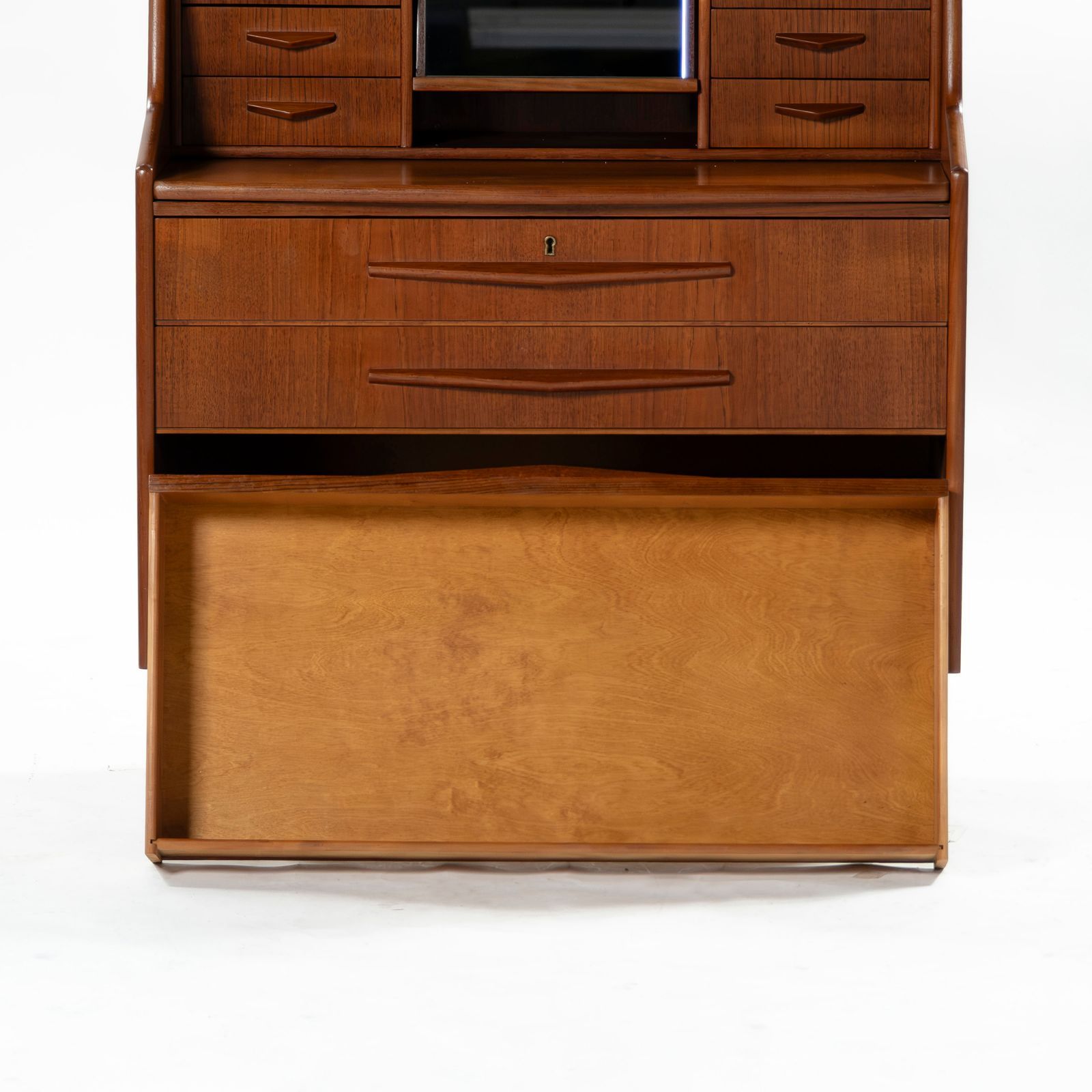 北欧ヴィンテージ ライティングビューロー チーク材 1960s デンマーク