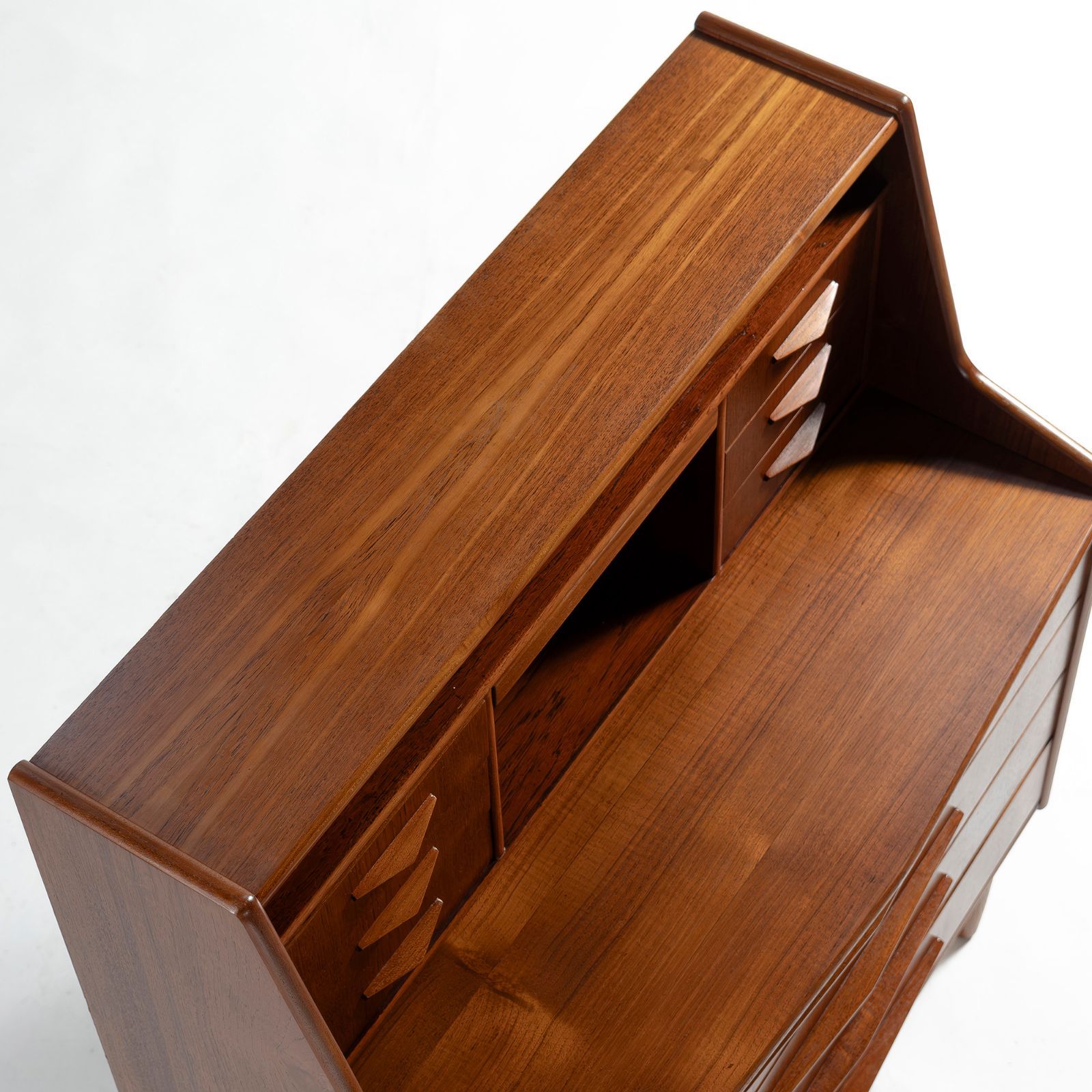 1960s ヴィンテージ チーク デンマーク ライティング ビューロー 仕上済 北欧ヴィンテージ ライティングビューロー チーク材 1960s デンマーク