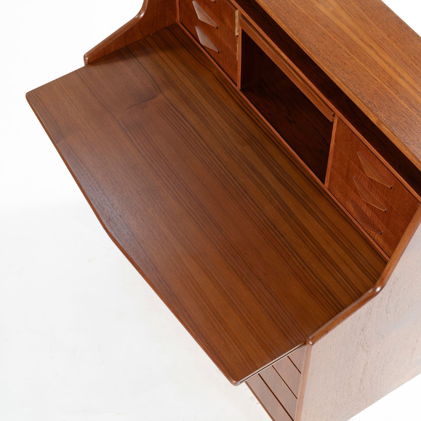 北欧ヴィンテージ ライティングビューロー チーク材 1960s デンマーク