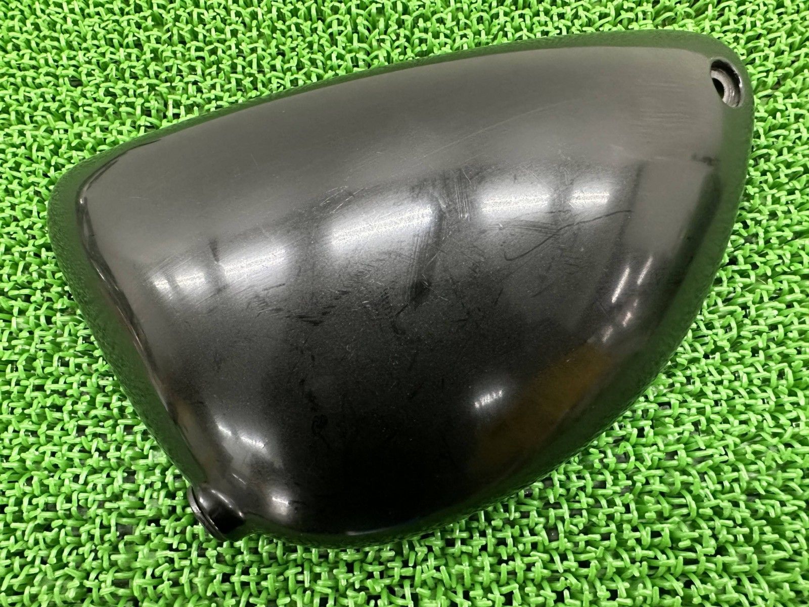 グラストラッカー サイドカバー 左 黒 25 D 0 スズキ バイク 部品 NJ 47 A ビッグボーイ コケキズ無し 割れ欠け無し 品薄 aY