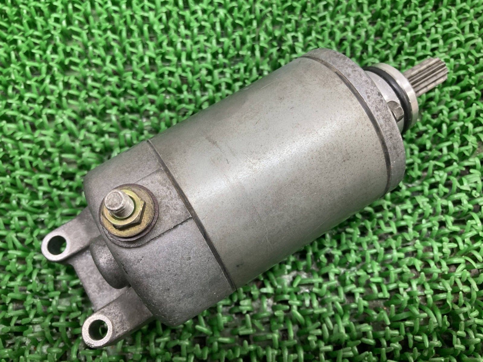 DR Z 400 SM セルモーター 14 スズキ バイク 部品 SK 44 A スターターモーター 機能的問題なし 品薄 iO