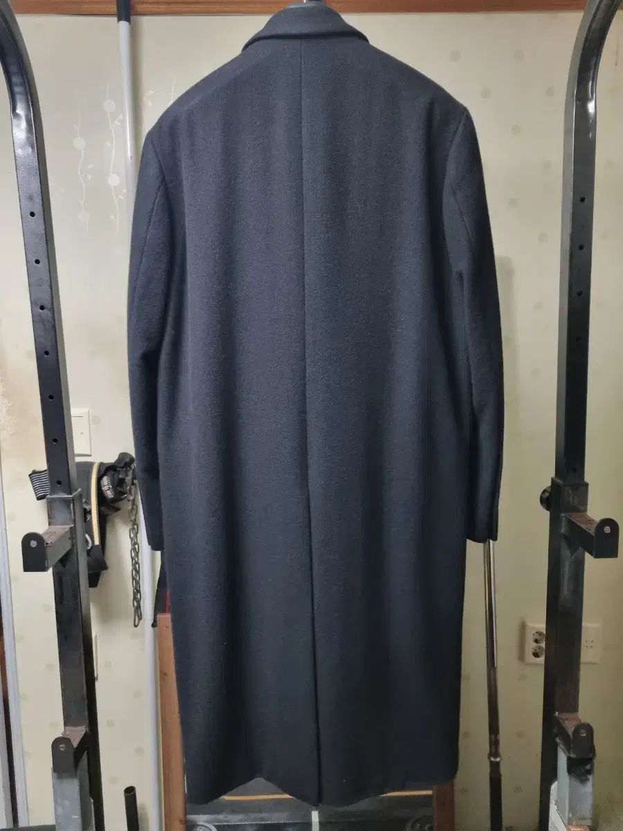 MAMAGARI 46 隠しボタンダウン ロング シングルコート