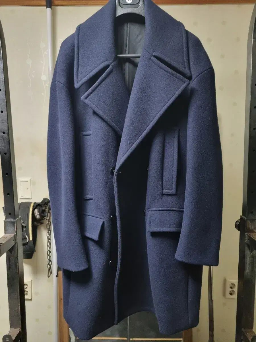 MAMA-GARI 46 オーバーサイズ ロング ピーコート