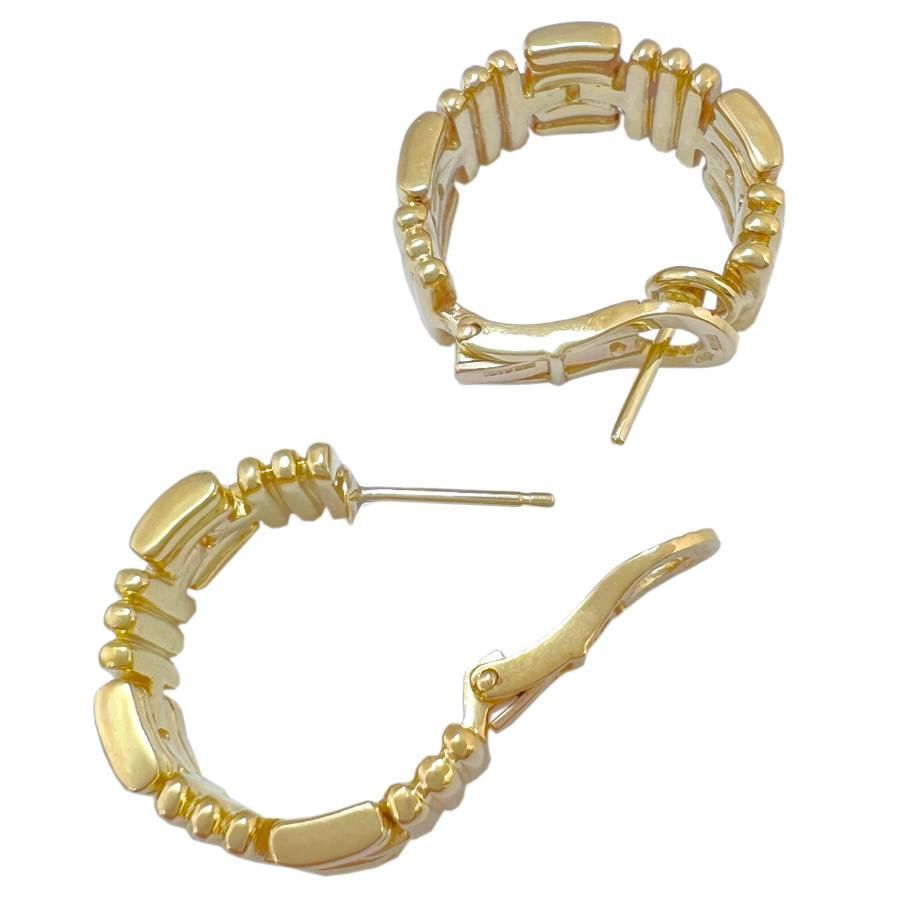 BVLGARI ブルガリ ピアス パレンテシ ラージ ヴィンテージ フープ 750