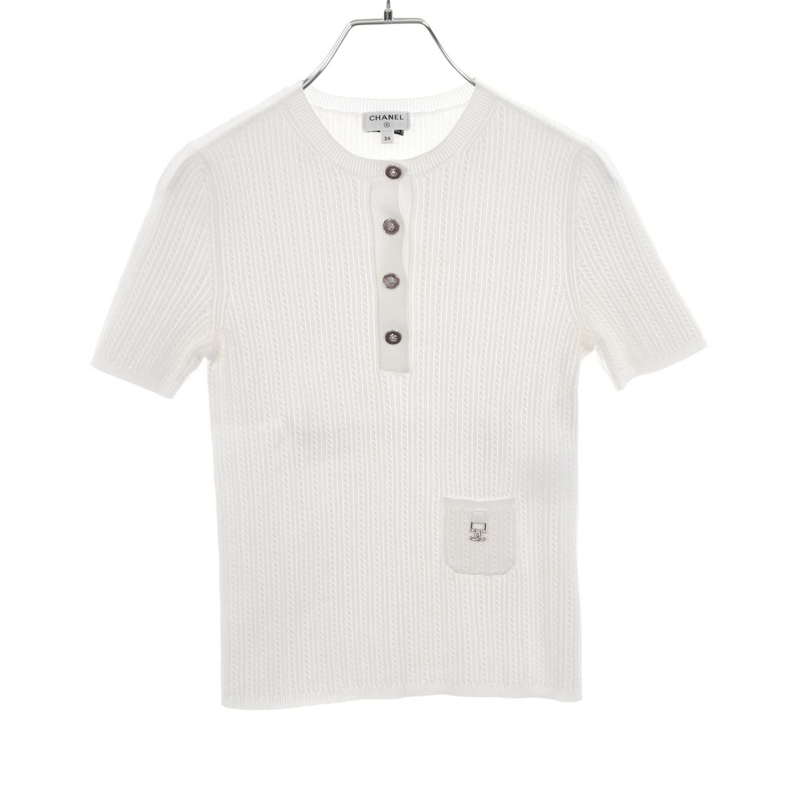 CHANEL シャネル ココマーク リブサマー ニット
