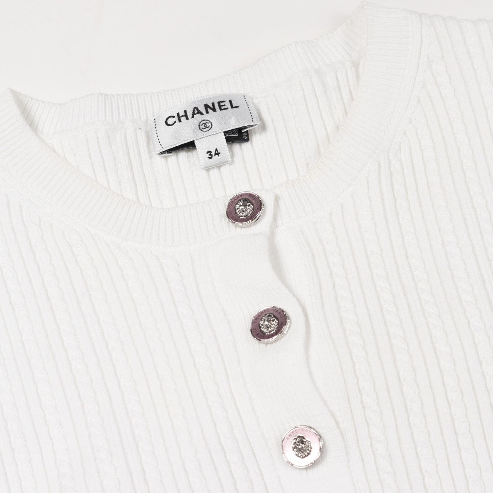  CHANEL シャネル ココマーク リブサマー ニット 長袖 ニット セーター