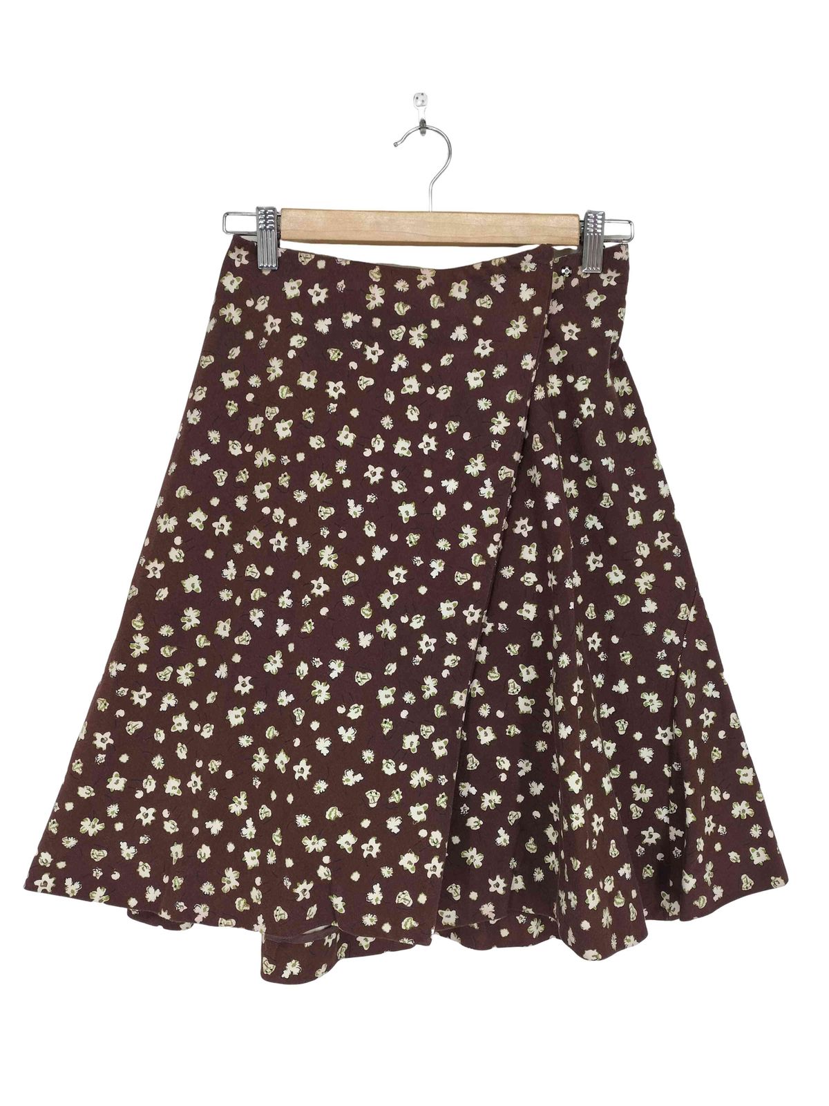 マルニ MARNI イタリア製 ボタニカル柄 スナップボタン スカート レディース 38