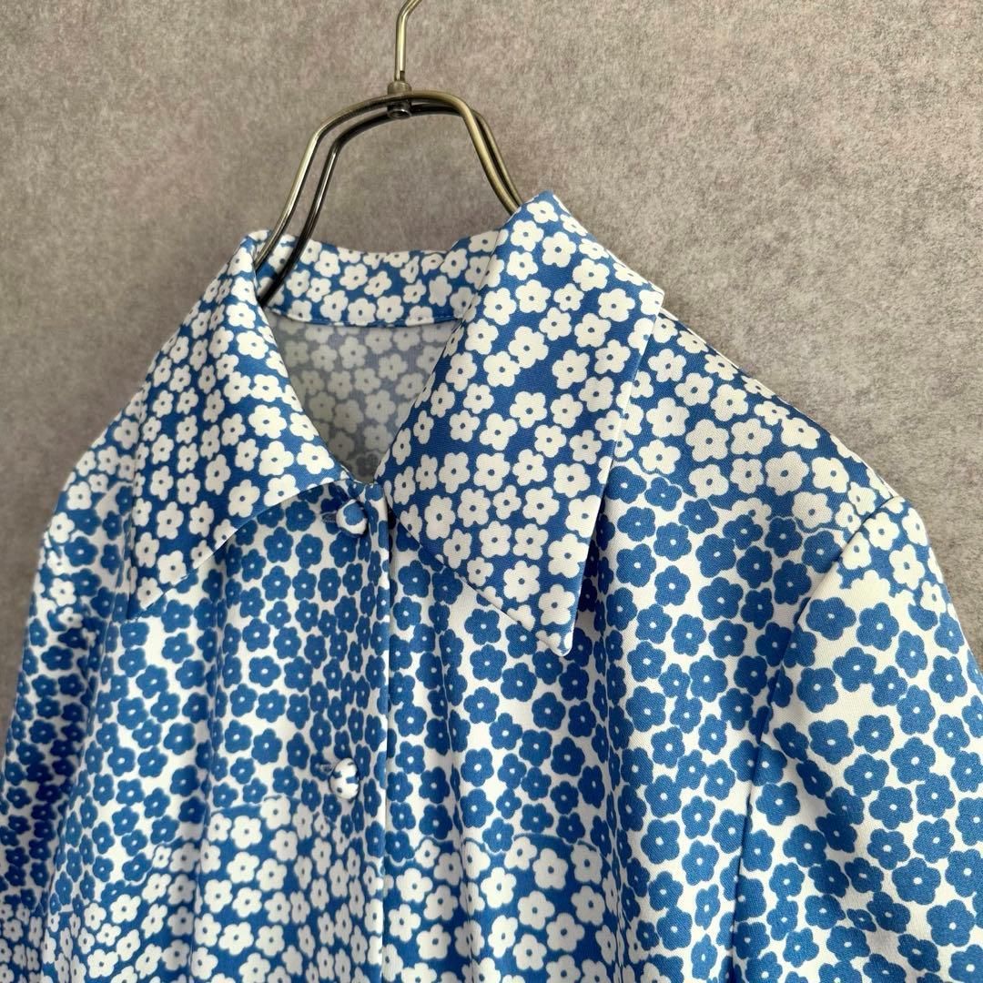 花柄ジャージーワンピース