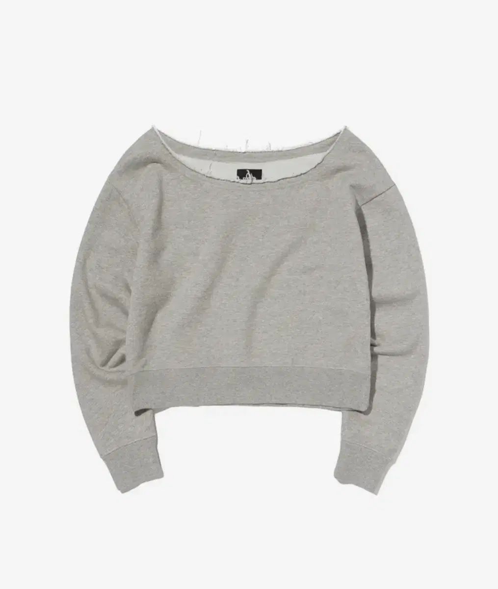 SUNNY ONE SHOULDER CREWNECKグレー