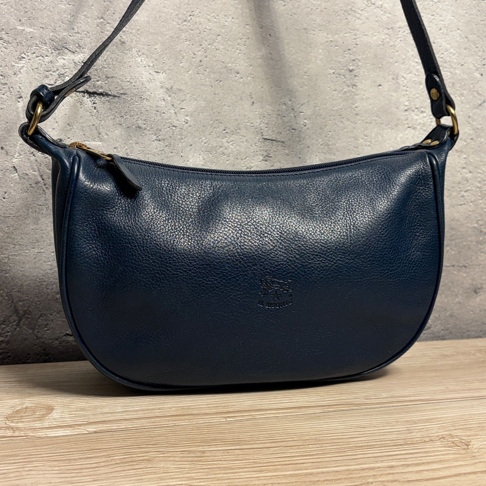楽天市場】イルビゾンテ ネイビー ショルダーバッグの通販 IL BISONTE