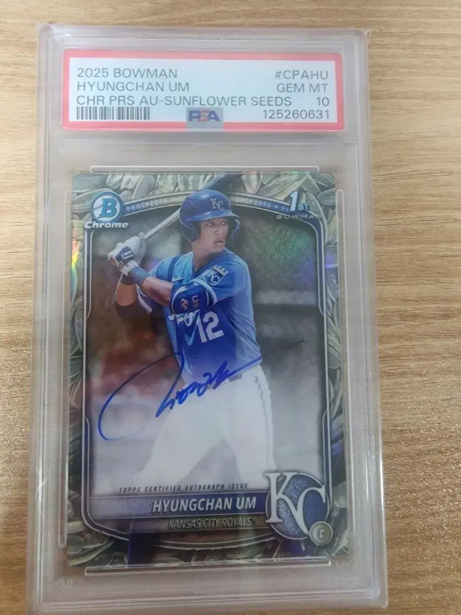 2025 Bowman チャン ハンチェン サイン入りカード 1 5 PSA10