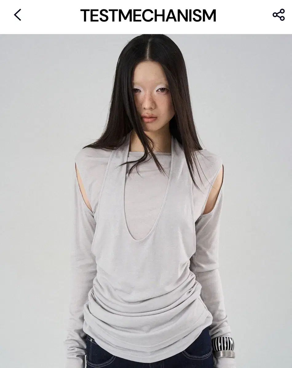 Testmechanism カットアウト Tシャツ