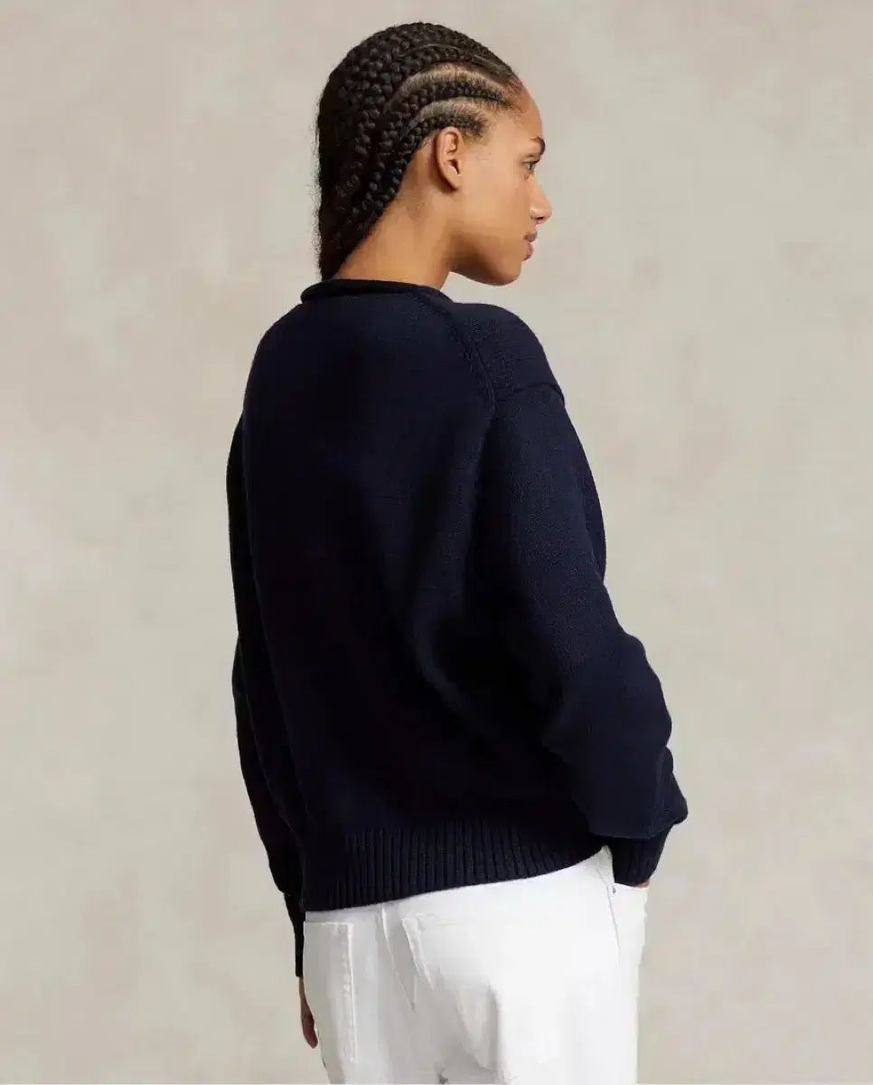  ポロ ロールネック ベア ニット レディース 長袖 ニット セーター